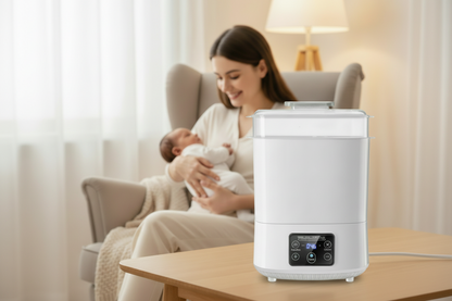 2-in-1 Milk Warmer and Bottle Sterilizer with Insulation